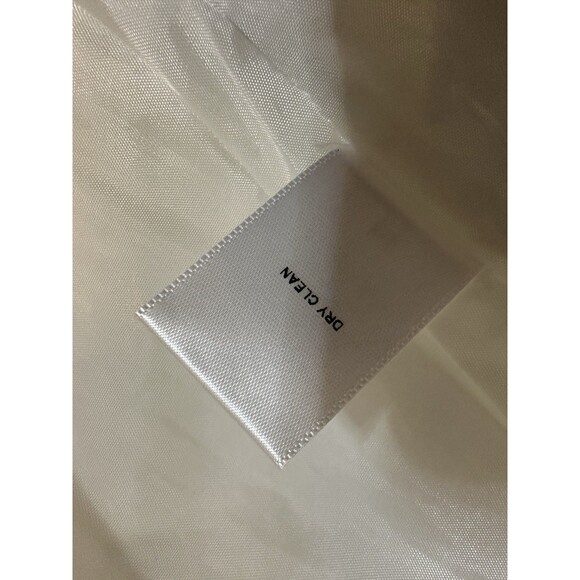 John Meyer Collection Creamy White  Textured Brocade Skirt Suit Set Size 14/16 - Picture 16 of 17